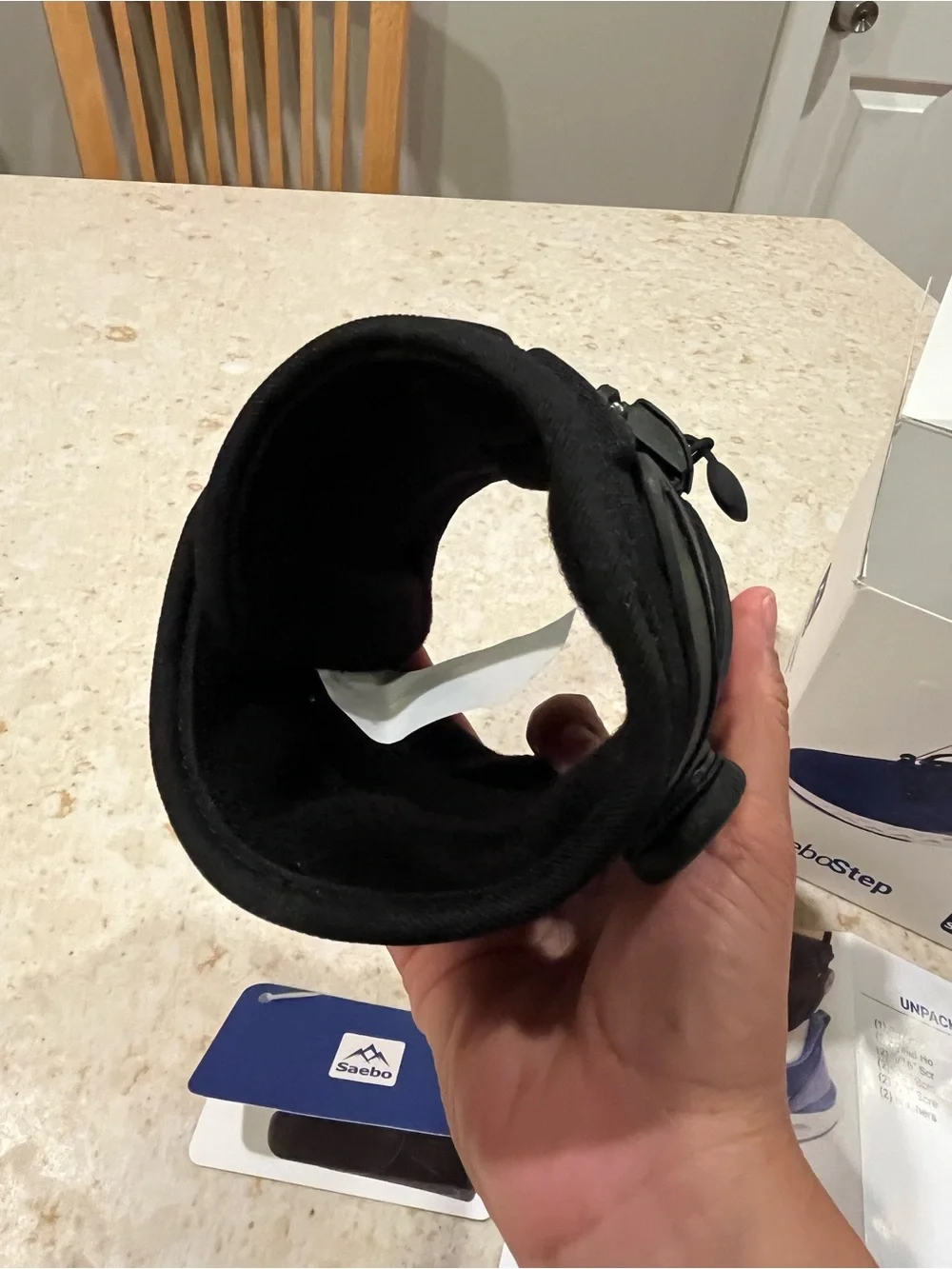 New saebostep Black Ankle-Foot Orthosis (AFO) for foot drop